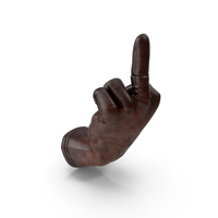 Leather Glove Giving the finger PNG & PSD Images