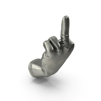 Metalic Glove Giving the finger PNG & PSD Images
