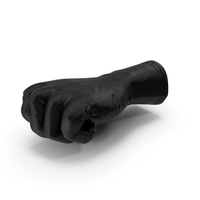 Black Leather Glove Fist PNG & PSD Images