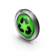 Green Recycling Icon PNG & PSD Images