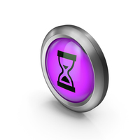Icon Purple Hourglass PNG & PSD Images