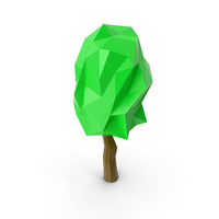 Low Poly Tree PNG & PSD Images