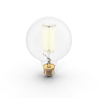 Vintage Light Bulb On PNG & PSD Images