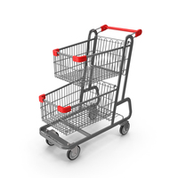 Metal Shopping Cart PNG & PSD Images