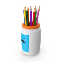 Colored Pencils Holder PNG & PSD Images