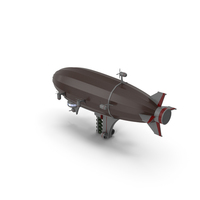Sci-Fi Zeppelin PNG & PSD Images