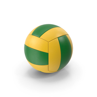 VolleyBall Green Yellow PNG & PSD Images