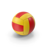 Volleyball Red Yellow PNG & PSD Images