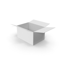 White Cardboard Box PNG & PSD Images