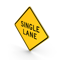 Single Lane New York State Road Sign PNG & PSD Images