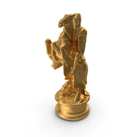 Chess Piece Knight Gold PNG & PSD Images