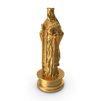 Chess Piece Bishop Gold PNG & PSD Images