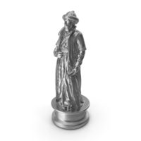 Chess Piece Bishop Silver PNG & PSD Images