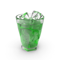 Iced Green Liquid PNG & PSD Images