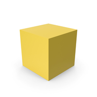 Cube Yellow PNG & PSD Images