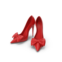 Womens Red Patent Leather Shoes PNG & PSD Images