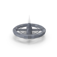 Circular Space Station PNG & PSD Images