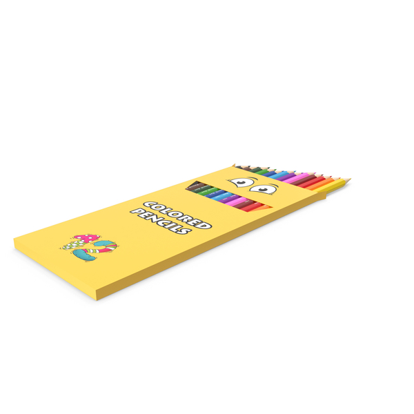Colored Pencils Box PNG & PSD Images