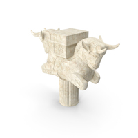 Persian Cow Statue PNG & PSD Images