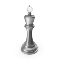 Chess Piece King Silver PNG & PSD Images