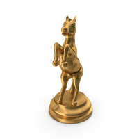 Chess Piece Knight Gold PNG & PSD Images