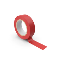 Masking  Tape Red PNG & PSD Images