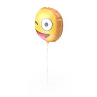 Tongue Out Emoji Ballon PNG & PSD Images