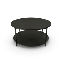 Round Coffee Table Black PNG & PSD Images