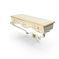 Wall Mounted Console Table PNG & PSD Images