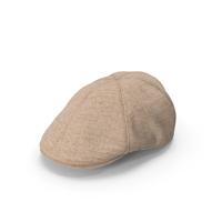 Men's Hat Beige PNG & PSD Images