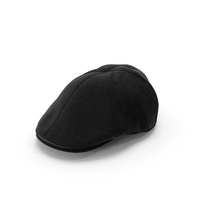 Men's Hat Black PNG & PSD Images