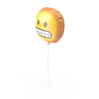 Grimacing Face Emoji Balloon PNG & PSD Images