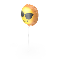 Cool Emoji Printable Balloon PNG & PSD Images