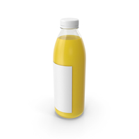 Yellow Juice Bottle PNG & PSD Images