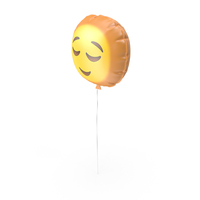 Relieved Emoji Balloon PNG & PSD Images