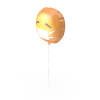 Sick Emoji Balloon PNG & PSD Images