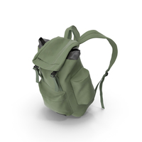 Men's Backpack Green PNG & PSD Images