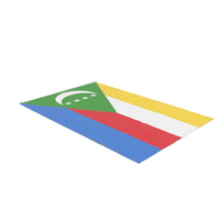 Flag Laying Pose Comoros PNG & PSD Images