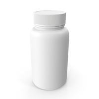Plastic Bottle Pharma Round 625ml No Cap PNG & PSD Images