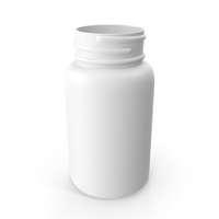 Plastic Bottle Pharma Round 750ml No Cap PNG & PSD Images