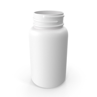 Plastic Bottle Pharma Round 950ml No Cap PNG & PSD Images