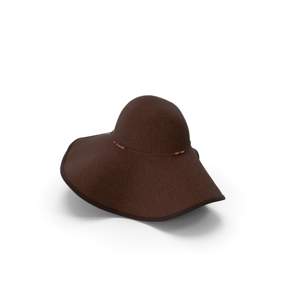 Womens Sun Hat Brown PNG & PSD Images