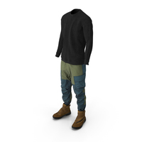Mens Pants Pullover Boots PNG & PSD Images