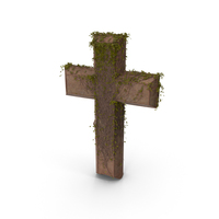 Stone Cross With Ivy PNG & PSD Images