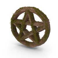 Stone With Ivy Pentagram PNG & PSD Images