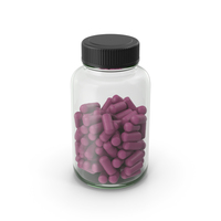 Tablet Bottle with Pills PNG & PSD Images