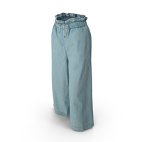 Women's Pants Light Blue PNG & PSD Images