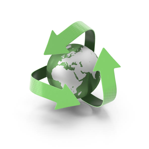Green Earth Recycle PNG & PSD Images