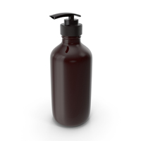 Dispenser Bottle Brown Gloss PNG & PSD Images
