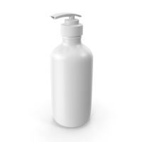 Bottle with Dispenser White PNG & PSD Images